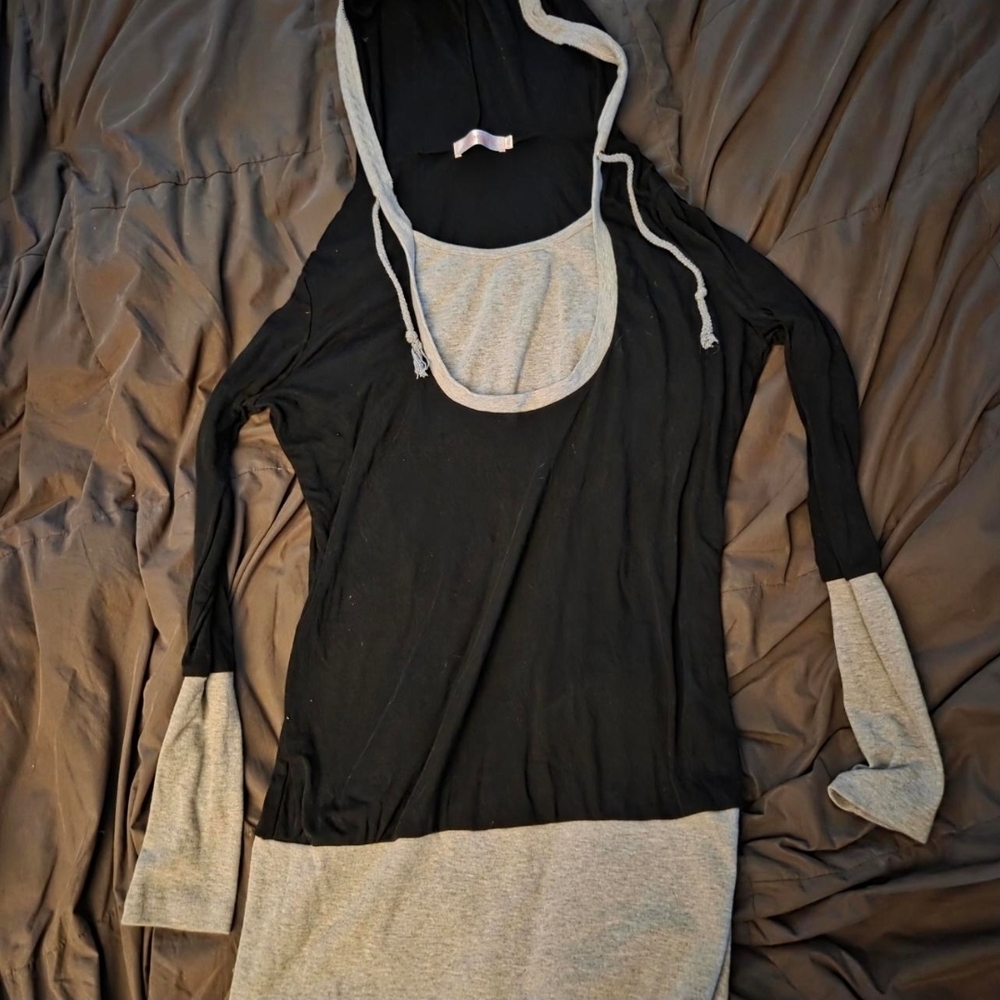 Allegra K Black Long Sleeve